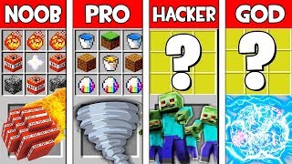 Minecraft NOOB vs PRO vs HACKER vs GOD: APOCALYPSE CRAFTING in Minecraft Animation
