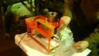 Самодельная машина для очистки кедрового ореха от скорлупы