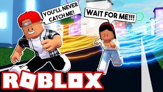 THE FASTER PLAYER IN ROBLOX- ROBLOX LEGENDS OF SPEED!
