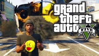 GTA 5 Online - TROLLING TROUBLE & RAIL GUN FUN! (GTA V Online)