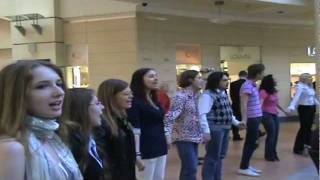 Французский флешмоб в Москве-Flashmob frаncais a Moscou