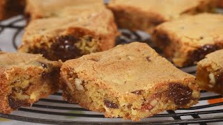 Blondies Recipe Demonstration - Joyofbaking.com