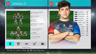 Ettorito97 Formation & Tactics - PES LEAGUE 2018