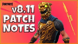 v8.11 Patch Notes - Fortnite Save The World | PvE