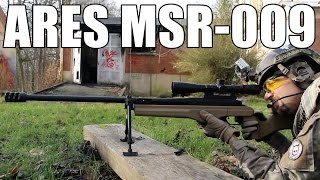 AIRSOFT | REVIEW | TBC | ARES MSR 009 SNIPER RIFLE ( ENGLISH SUBS )