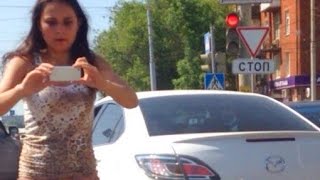 Дорожные приколы.  Женщины за рулём!