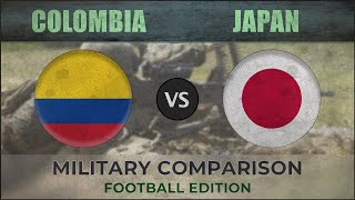 COLOMBIA vs JAPAN - Military Comparison - 2018 (FOOTBALL EDITION)
