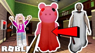 GRANNY BECOMES PEPPA PIG! ? / ROBLOX Complete Walk-through Escape