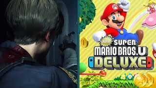 ??  Resident Evil 2 Remake Demo PC Ultra / New Super Mario Bros U no Nintendo Switch