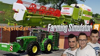 NOWE NABYTKI! Zaprowadzam Kombajn Sąsiadowi & Sianokosy! "Sąsiedzi" FS19#47 ☆ MST☆