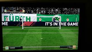 FIFA 18 глюк при пробитии штрафного