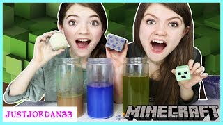 Minecraft Bath Bomb Challenge / JustJordan33?
