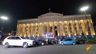 როგორ აღნიშნეს "ქართულმა ოცნებამ" და "ნაციონალურმა მოძრაობამ" არჩევნების დასრულება - ვიდეო