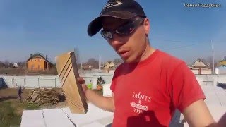Рубанок по газобетону своими руками Кладка газобетона Строительство дома из газобетона Поддубные