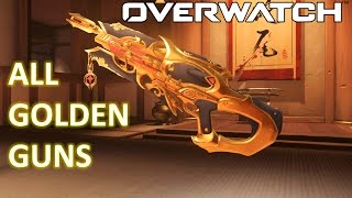 Overwatch | ALL GOLDEN WEAPONS + Skin Specific Weapons