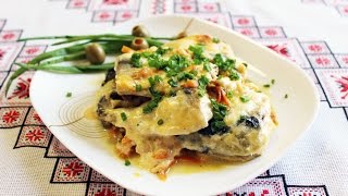 Скумбрия запеченная в духовке и соусе Как приготовить скумбрию в духовке Скумбрія запечена в духовці