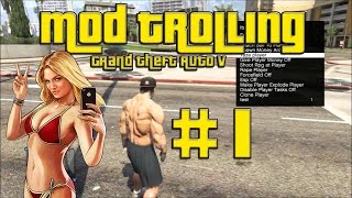GTA 5 Mod Trolling #1 "Testing Menu"