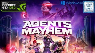 Agents of Mayhem - GTX 1060 - i5 7500 - 8GB RAM - 1080p