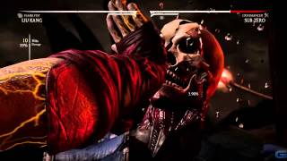Mortal Kombat X Liu Kang(Flame Fist) 57% X-ray combo