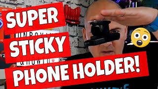 Super STRONG Motorised Phone Holder For Car Desk Or Wherever