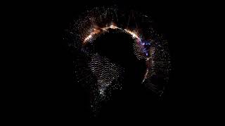 4K UHD 25fps FREE Video Background   Particles Futuristic Planet Earth