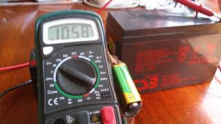Зарядка аккумуляторной батареи производства Тайвань CSB 12V, 7.2Ah