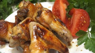 Очень удачный рецепт куриных крылышек с хрустящей корочкой.  Весь секрет в маринаде!