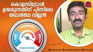 കൊളസ്‌ട്രോൾ ഉയരുന്നതിനു പിന്നിലെ യഥാർത്ഥ വില്ലൻ