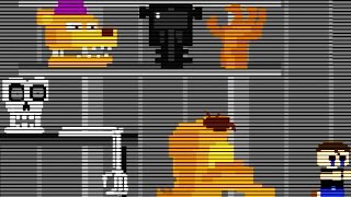 FNAF 4 Endoskeleton & Fredbear NEW Mini game