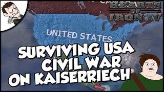 Trying to Survive the Civil War as the USA on Kaiserreich Hearts of Iron 4 hoi4