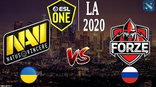 МАТЧ ДНЯ! | Na`Vi vs forZe (BO2) ESL One Los Angeles 2020