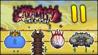 MEGA BOSS DROP FARMING! | Let's Play Terraria Calamity Modded [Episode 11]