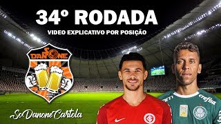 CARTOLA FC 2019 RODADA 34 - VÍDEO BEM DETALHADO - VEM MITAR.