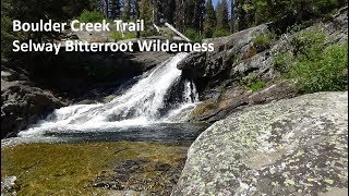 Boulder Creek Trail Selway-Bitterroot Wilderness Montana Backpacking