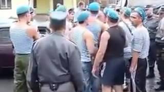 ОМОН мочит ВДВ ЖЕСТЬ!!! ДРАКА