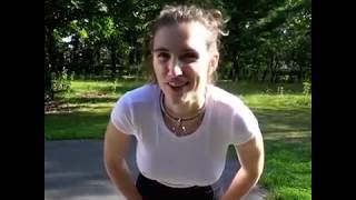 Without bra jump | boobs bouncing | jumping boobs