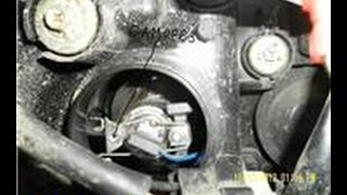 замена лампы ближнего света на джили мк кросс