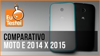 Moto E 2º geração x Moto E 2014 Motorola Smartphone - Vídeo Comparativo EuTestei Brasil