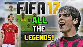 FIFA 17: TEAM FULL OF LEGENDS!  (All 32 Veterans)
