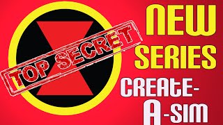 Livestream Create-A-Sim for the Marvel Superheroine Challenge [Black Widow]