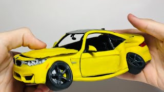 Раздавил BMW руками, из ПЛАСТИЛИНА