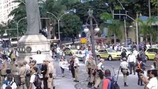 Ato na ALERJ - Aldeia Maracanã