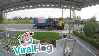 Angry Garbage Man || ViralHog