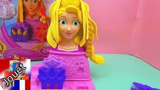 Princesse Raiponce Play Doh français – Cheveux en pâte à modeler- Princesse Disney Hair Design