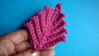 Ирландский листик Вязание крючком Урок 292 Crochet Irish leaf