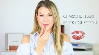 CHARLOTTE TILBURY LIPSTICK COLLECTION + SWATCHES