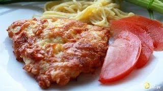 Куриная грудка в яично-сырной корочке