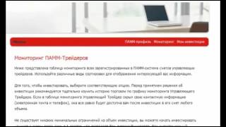 ПАММ Инвестор
