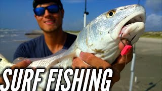 Surf fishing with FishBites? Redfish!!!