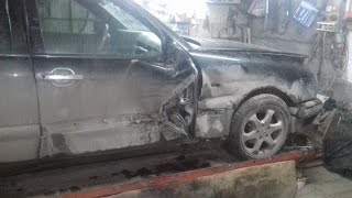 Mercedes-Benz E 280 после ДТП.Обзор авто.